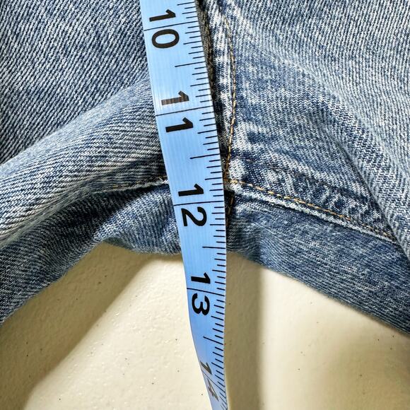 Agolde Riley High Rise Straight Crop Light Blue Wash Women 29 - Picture 7 of 8